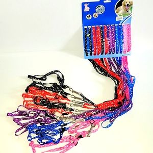 Wholesale 12PCs dog pet harness & leash set